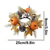 Couronne d'automne pour bougie