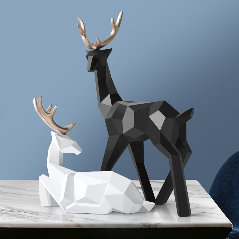 Deer statue (2 pieces)