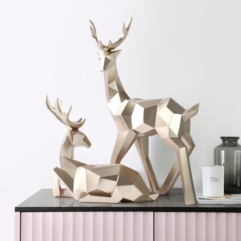 Deer statue (2 pieces)