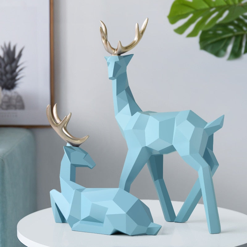 Deer statue (2 pieces)