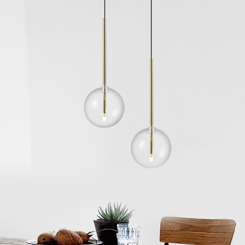 Glass pendant light | bubble