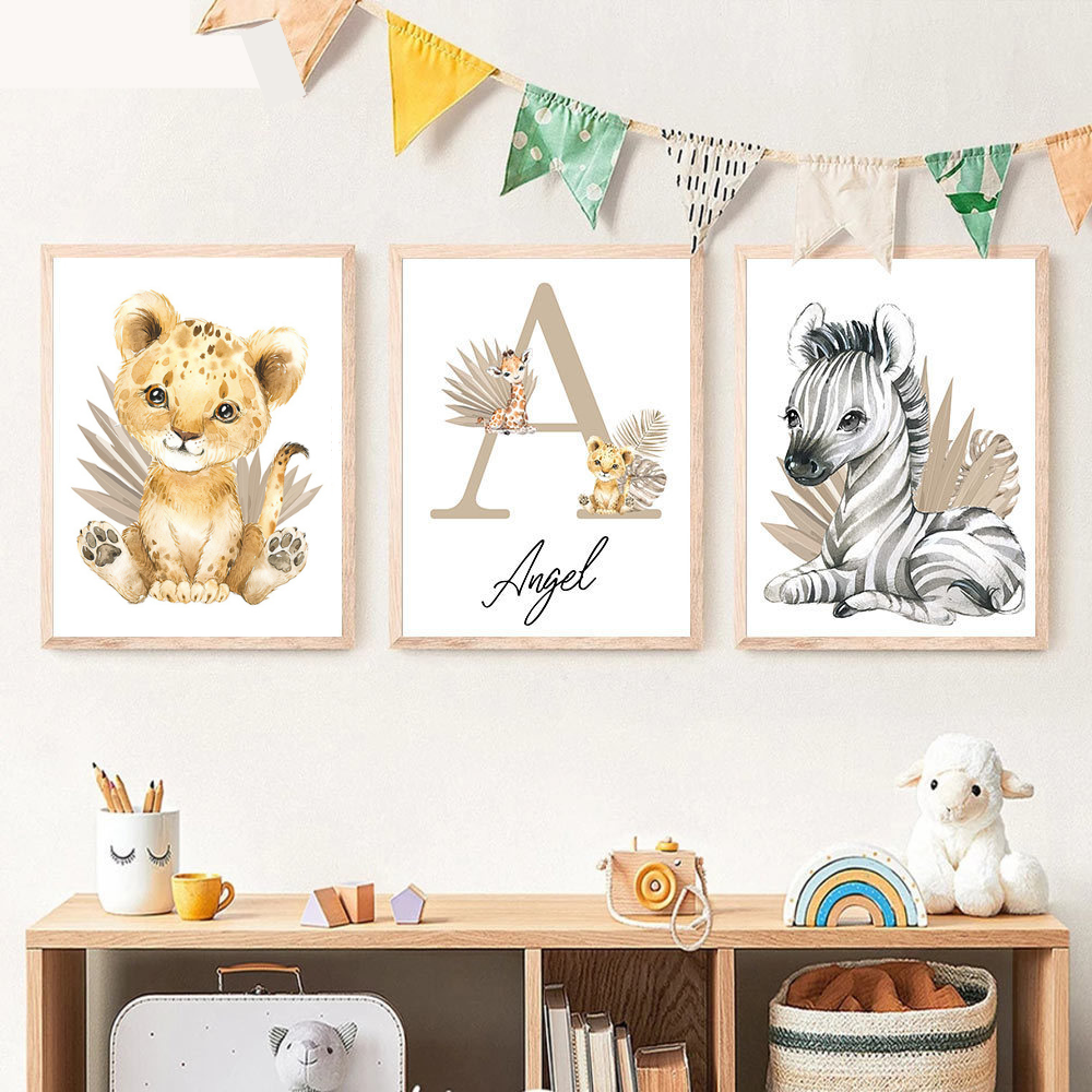 Toile personnalisable | Animaux de la Savane