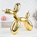 Chien ballon en résine